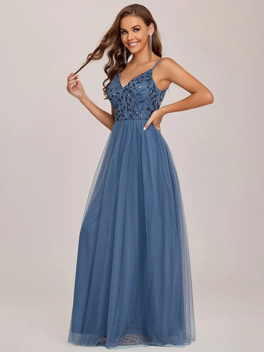 Adorable A Line Silhouette Floor Length Wholesale Evening Dress