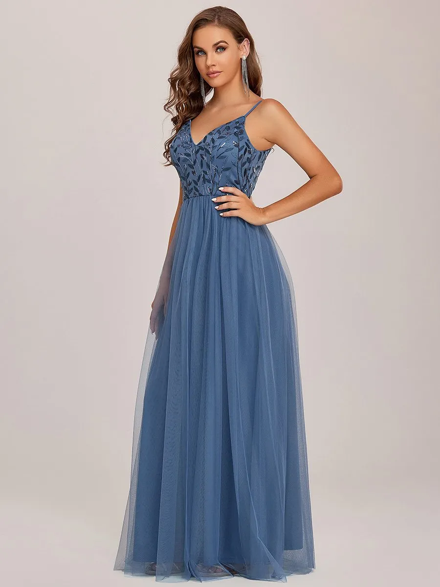 Adorable A Line Silhouette Floor Length Wholesale Evening Dress