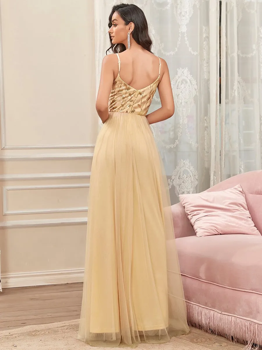 Adorable A Line Silhouette Floor Length Wholesale Evening Dress