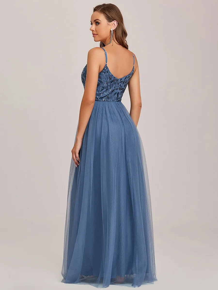 Adorable A Line Silhouette Floor Length Wholesale Evening Dress