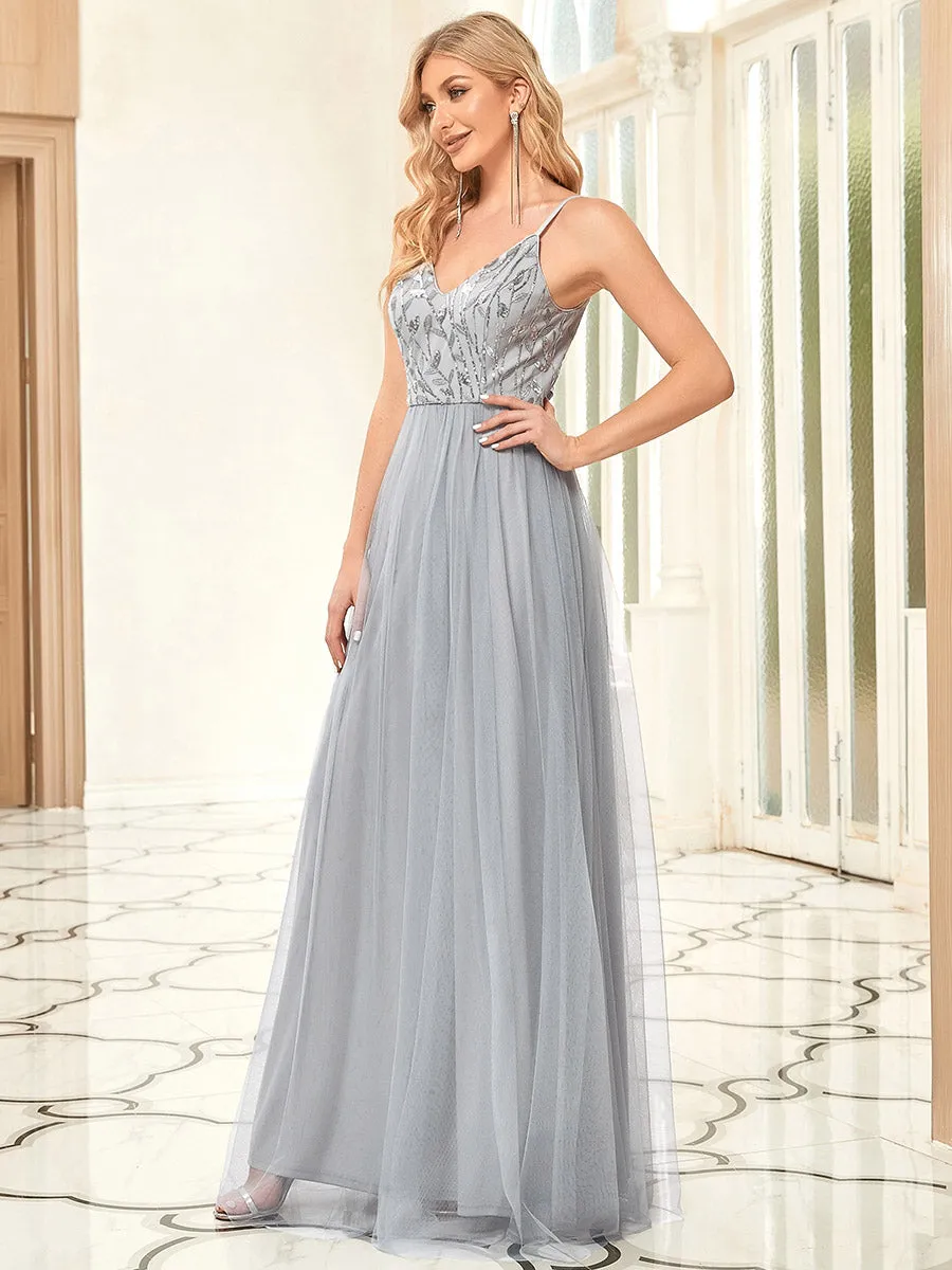 Adorable A Line Silhouette Floor Length Wholesale Evening Dress