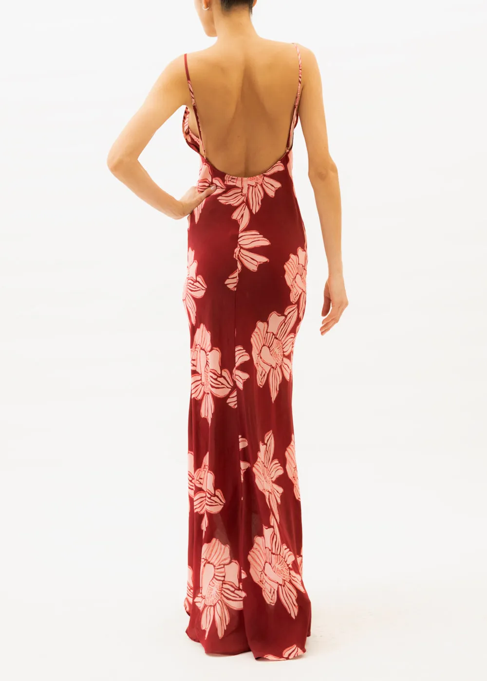 Angie Matisse Floral Maxi Slip Dress