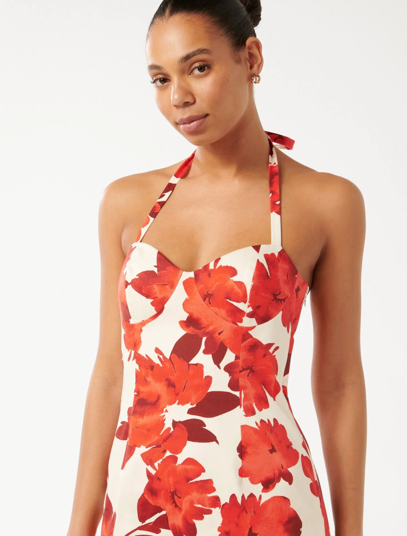 Ariel Halter Midi Dress