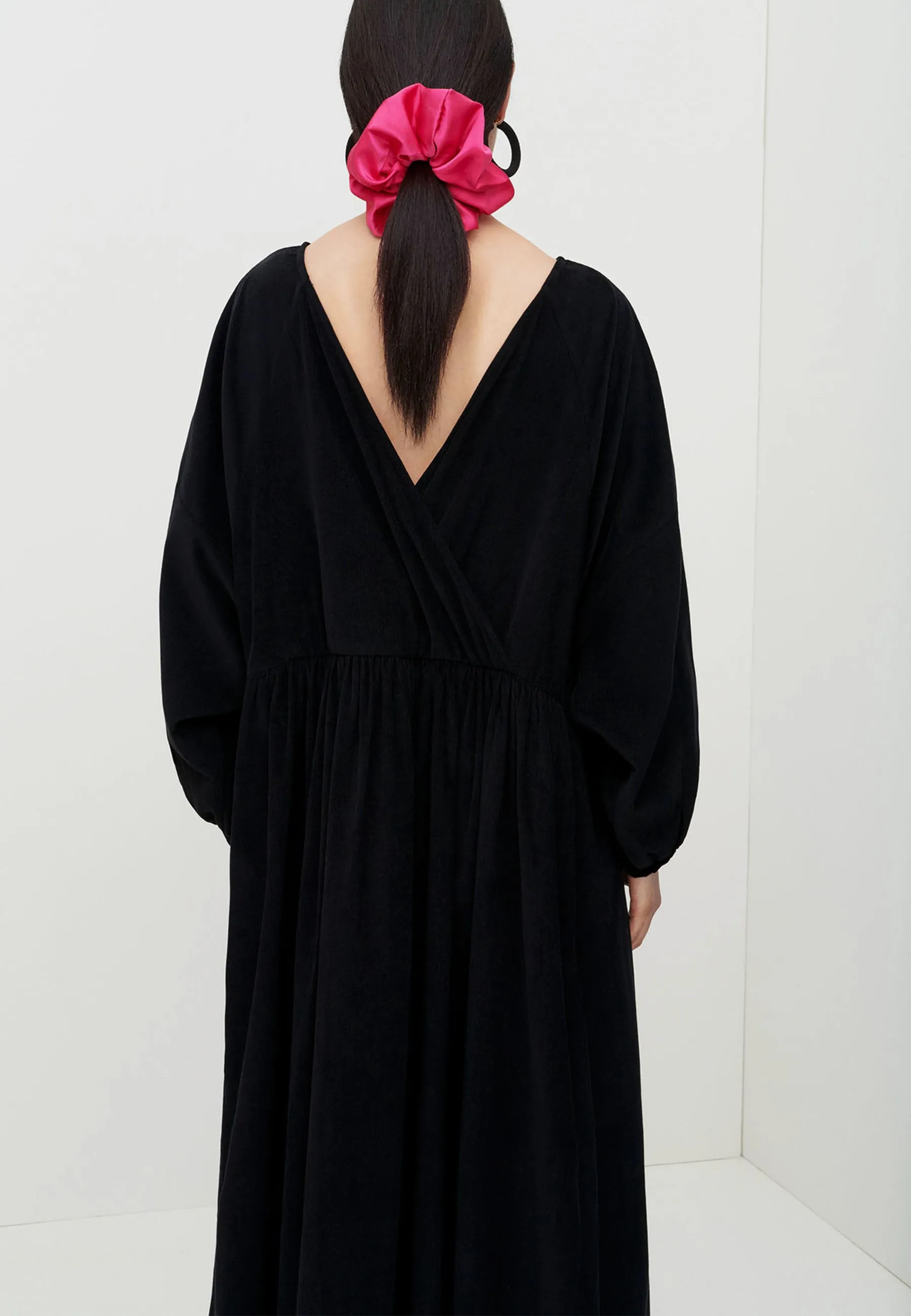 Atlas Dress - black cord