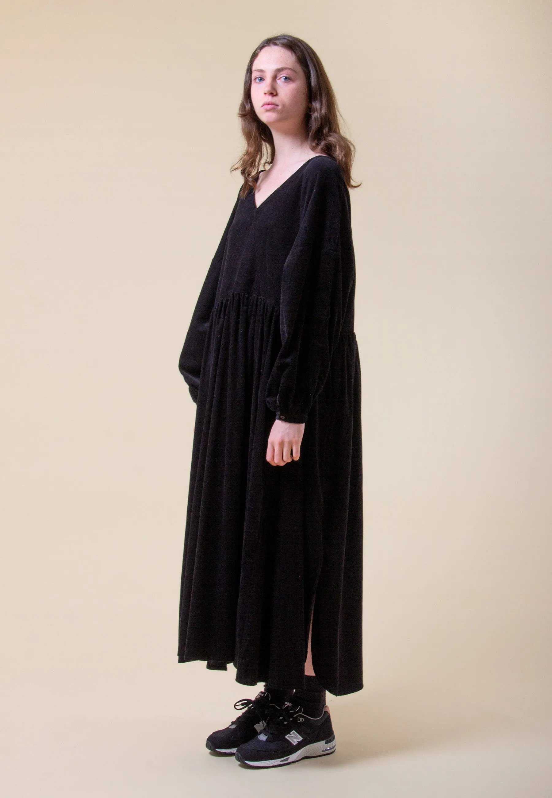 Atlas Dress - black cord