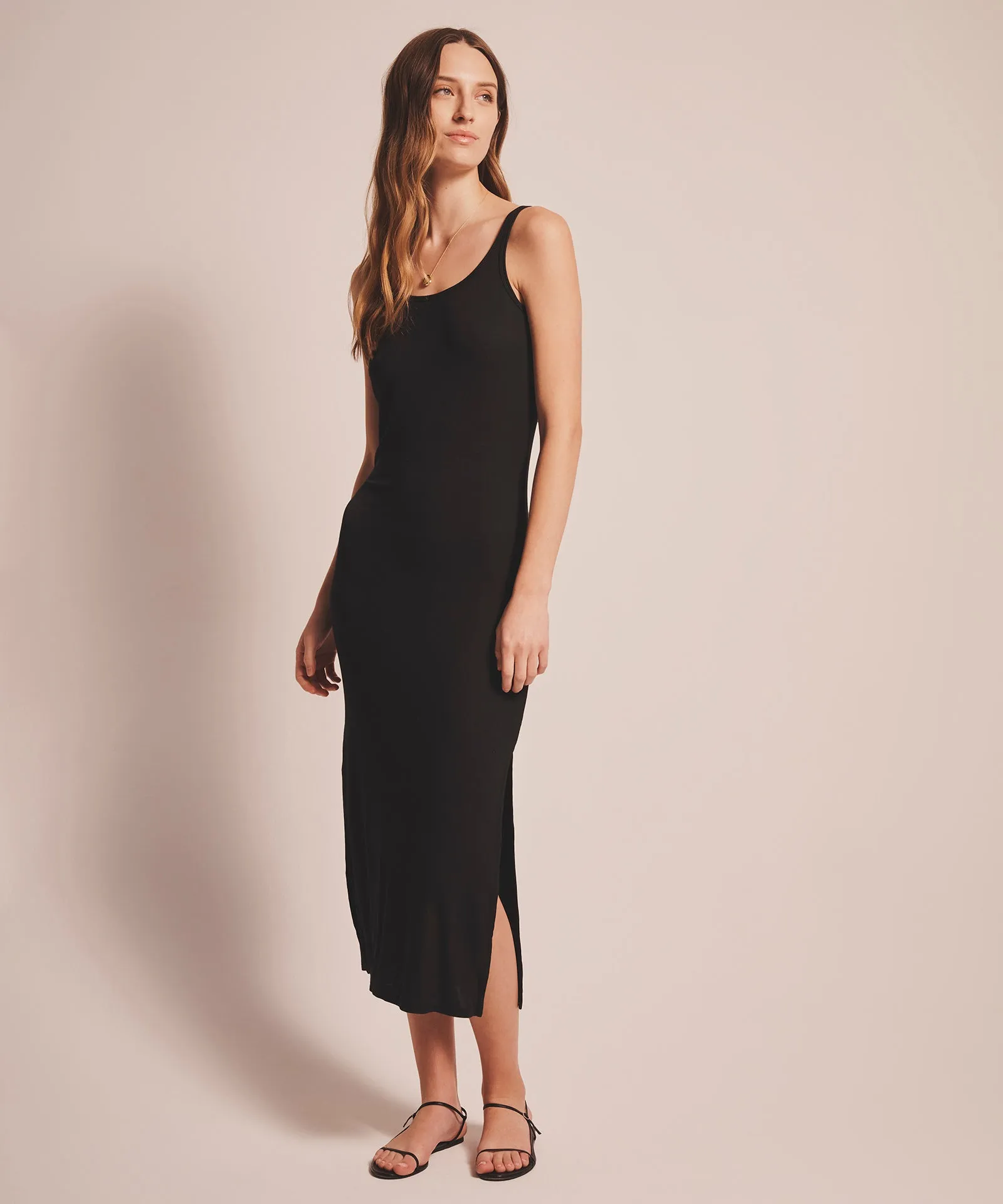 Baby Rib Slip Dress