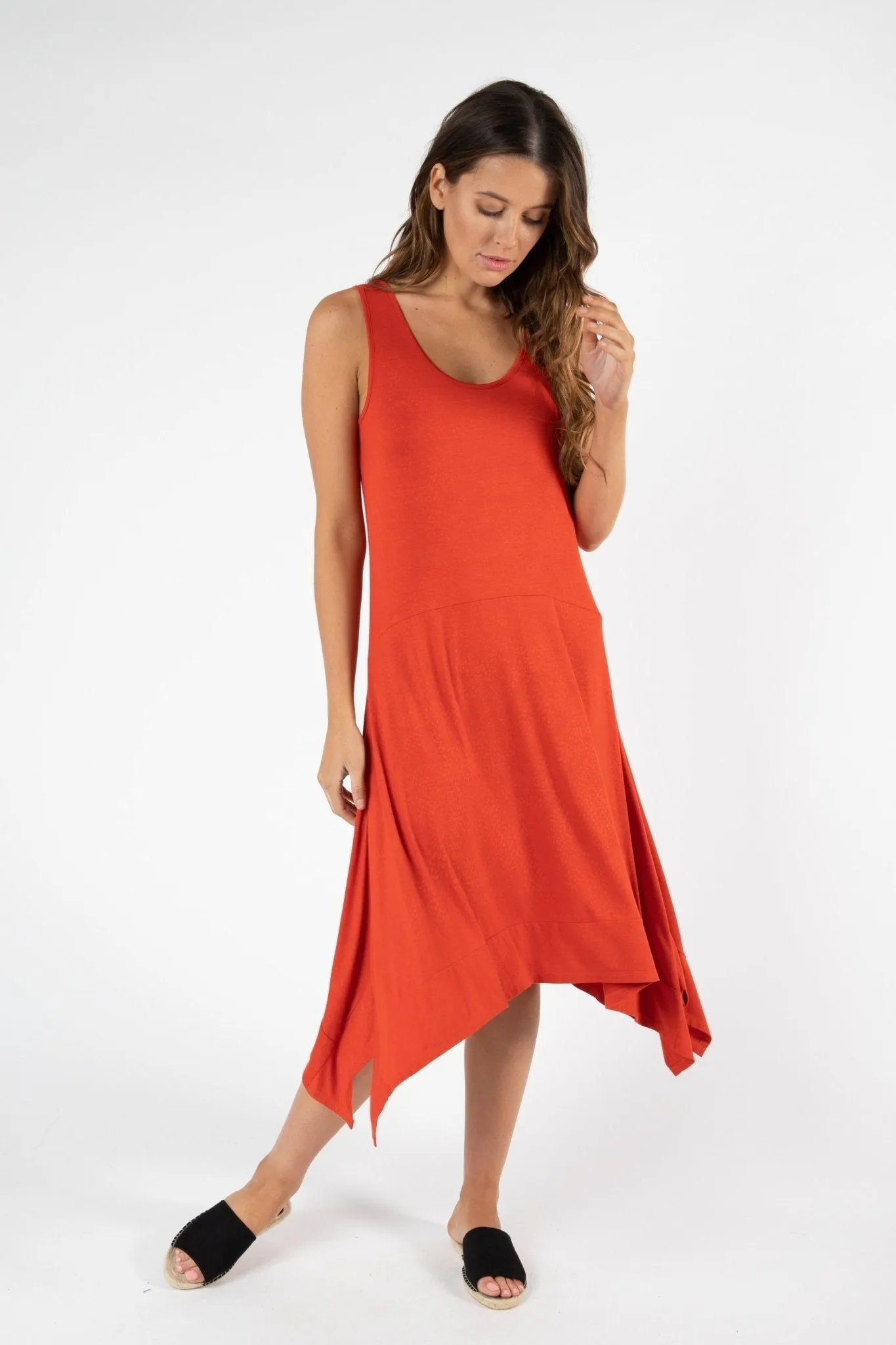 Betty Basics Madrid Dress in Sunset Red