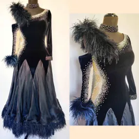 Black Ballroom Dress