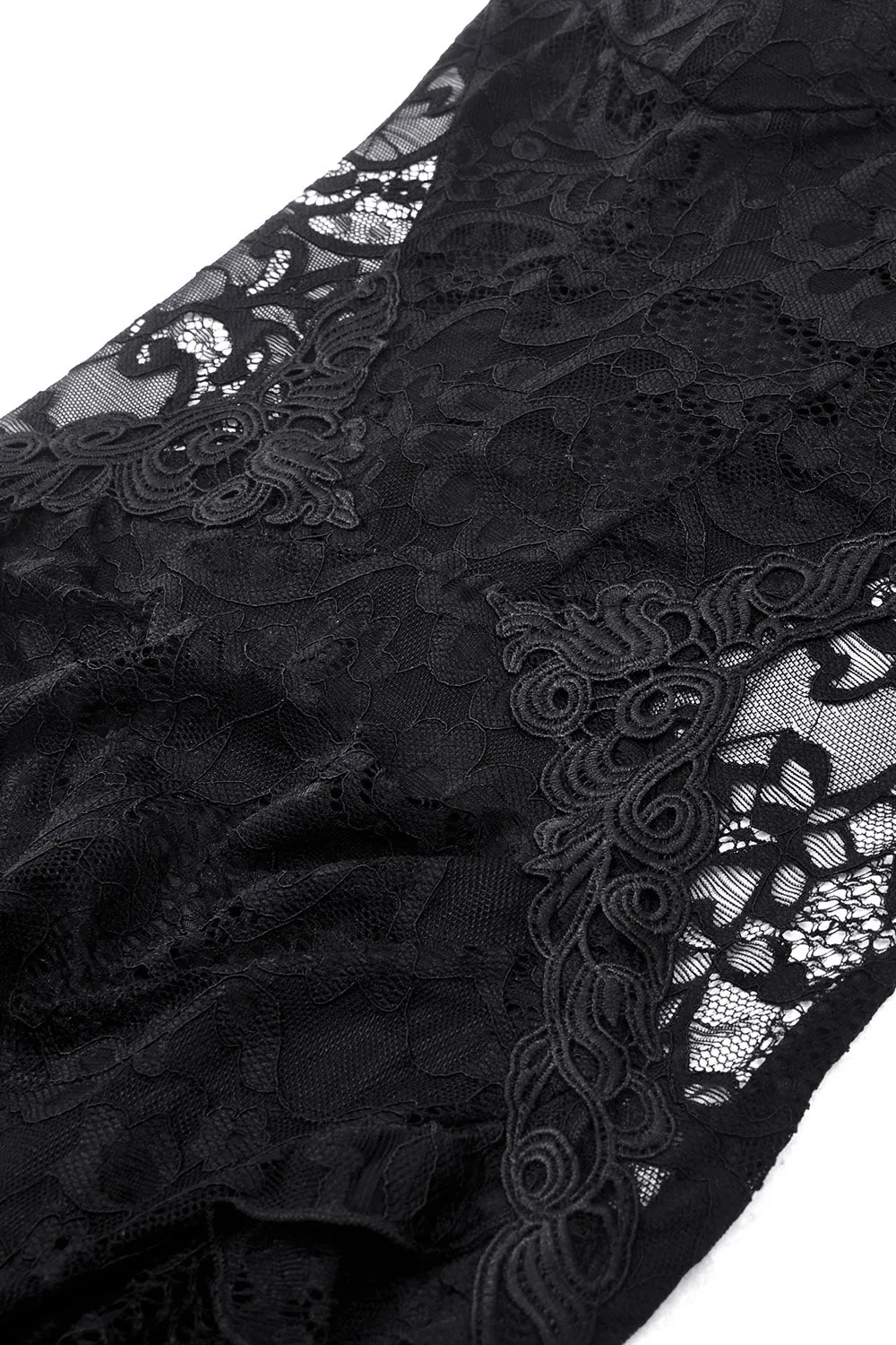 Black Lantern Lace Dress