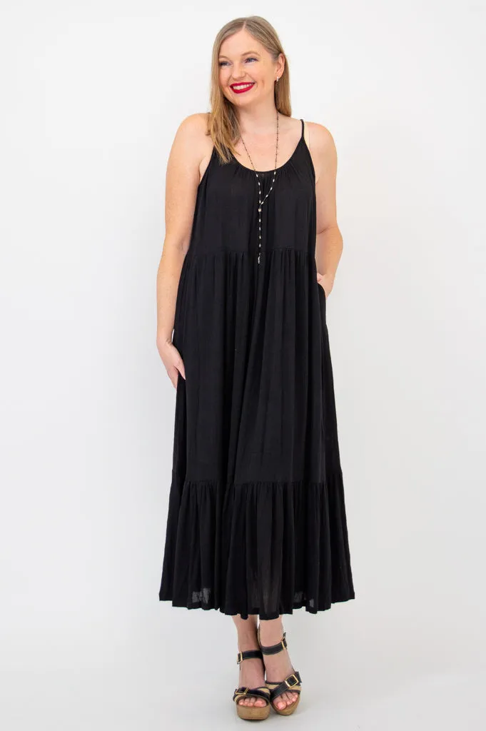 Boha Dress, Black