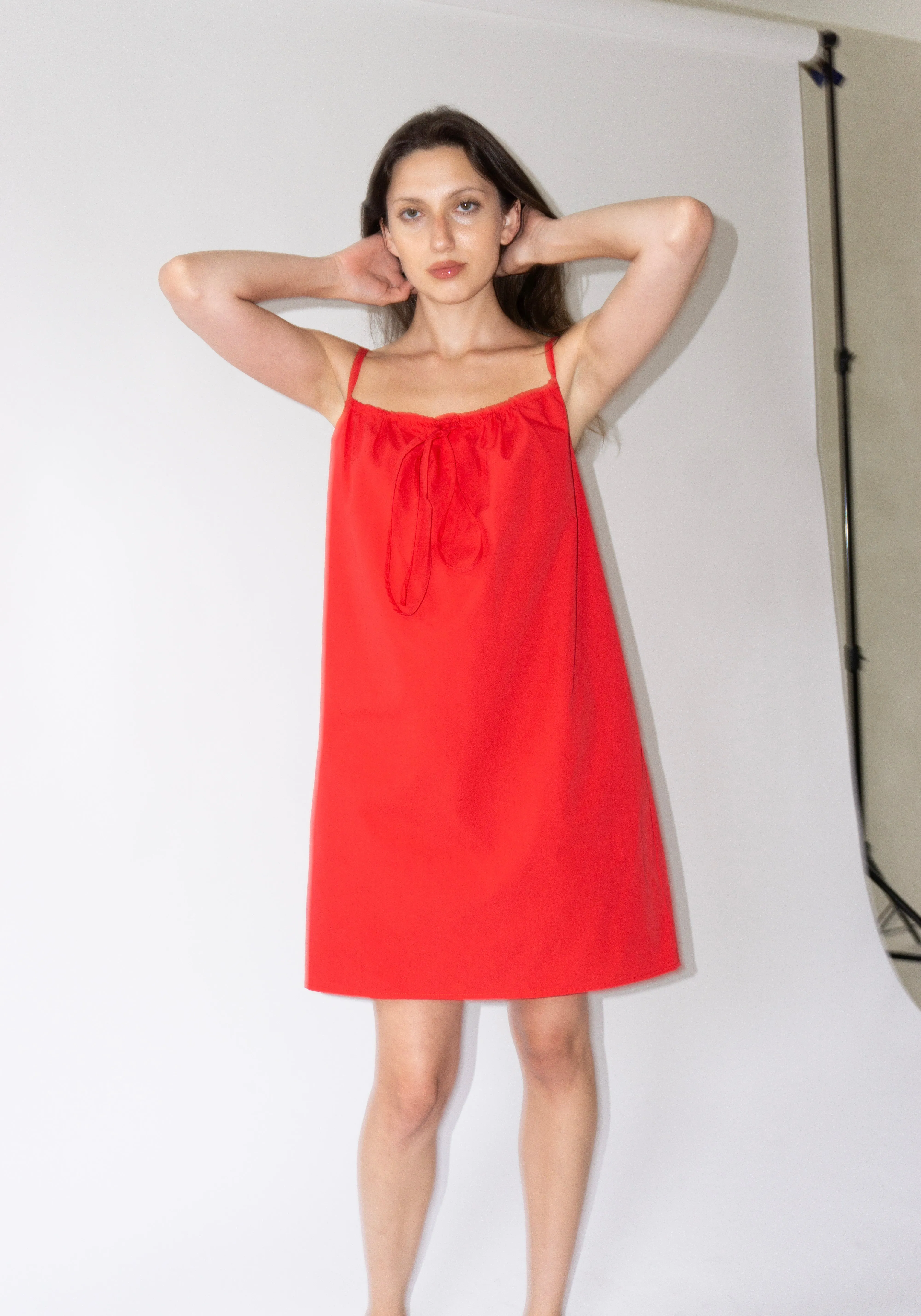 Bow Dress in Red