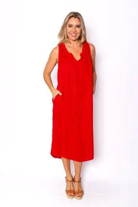 Cavendish Dress - Red