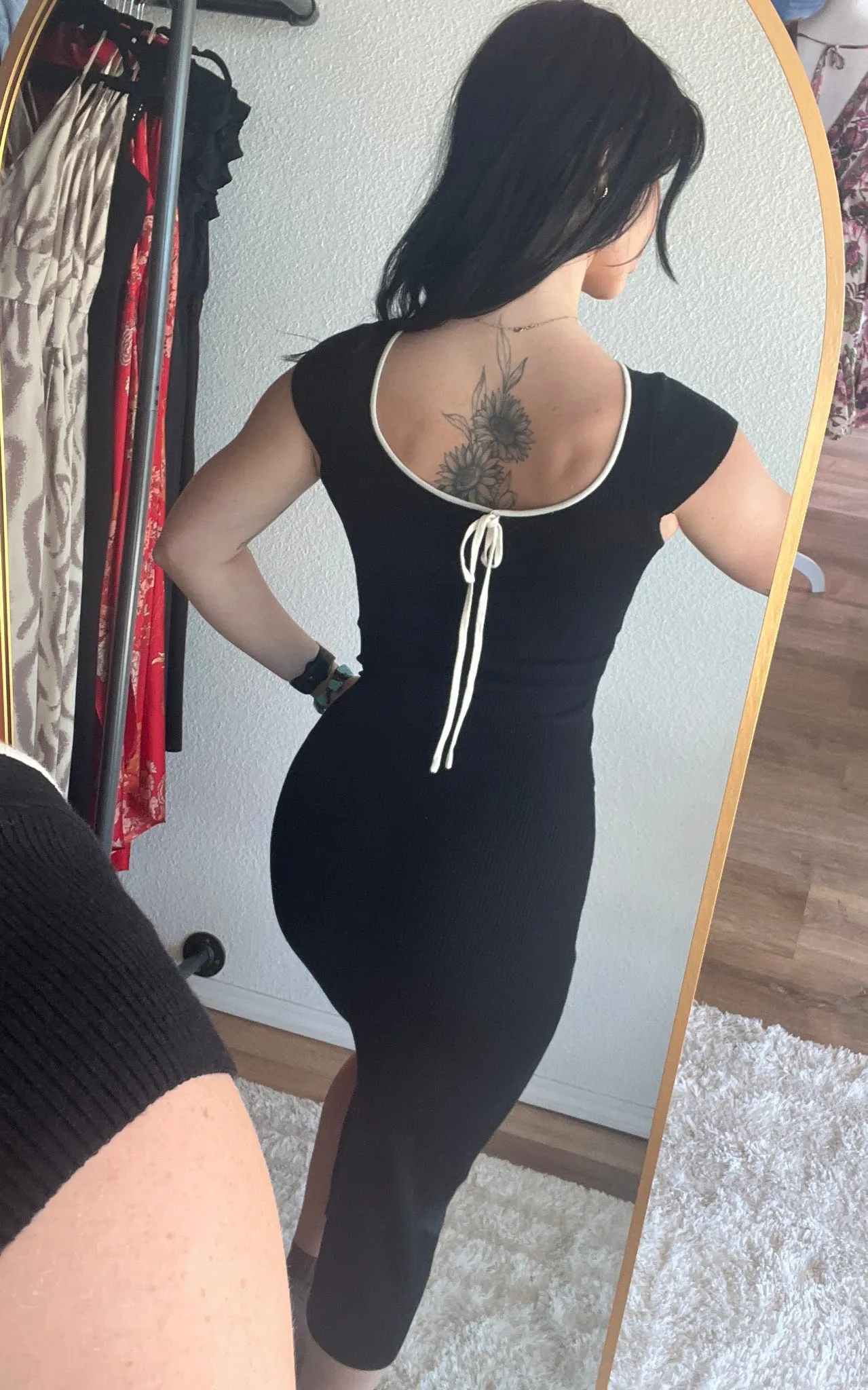 Coffee Meetup Black Maxi Dress