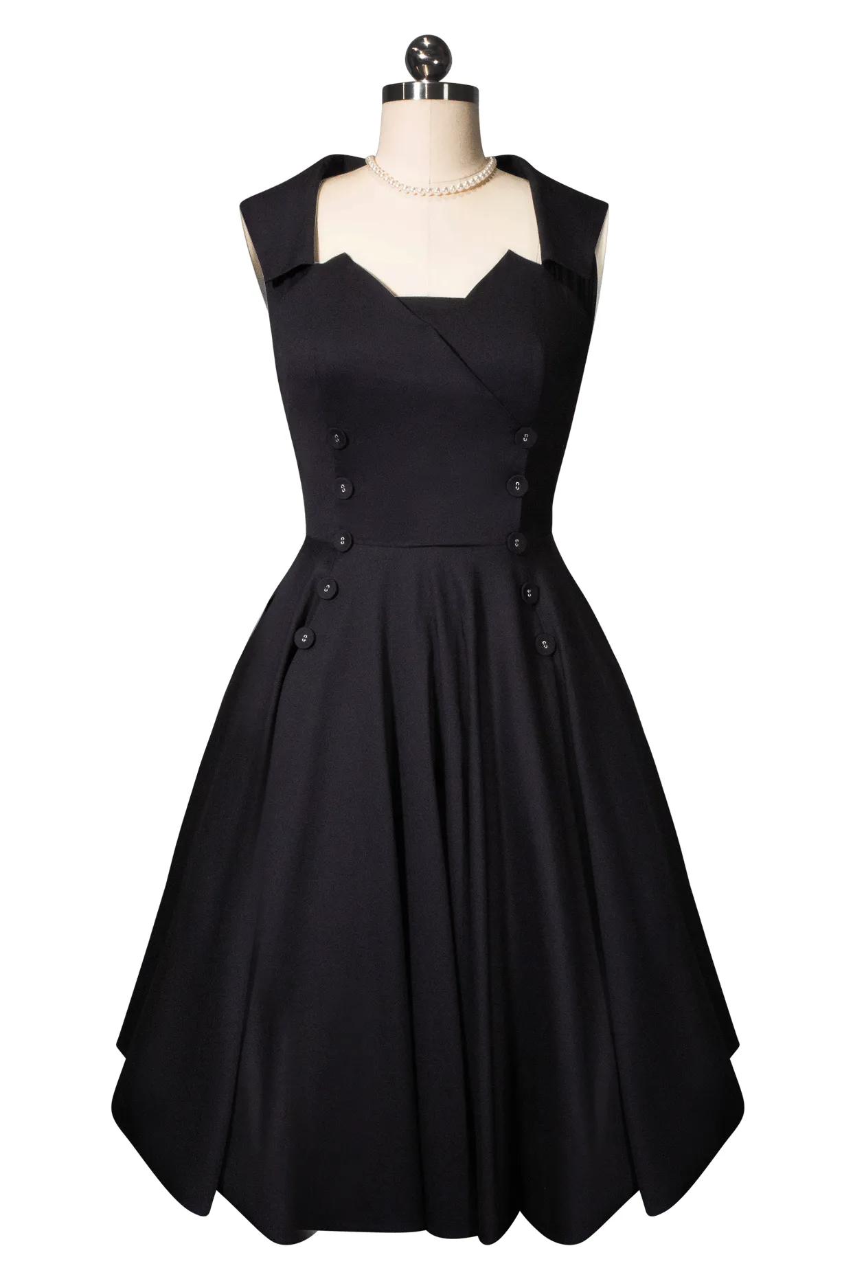 D'Amour Moonlight Cocktail Dress (Black)