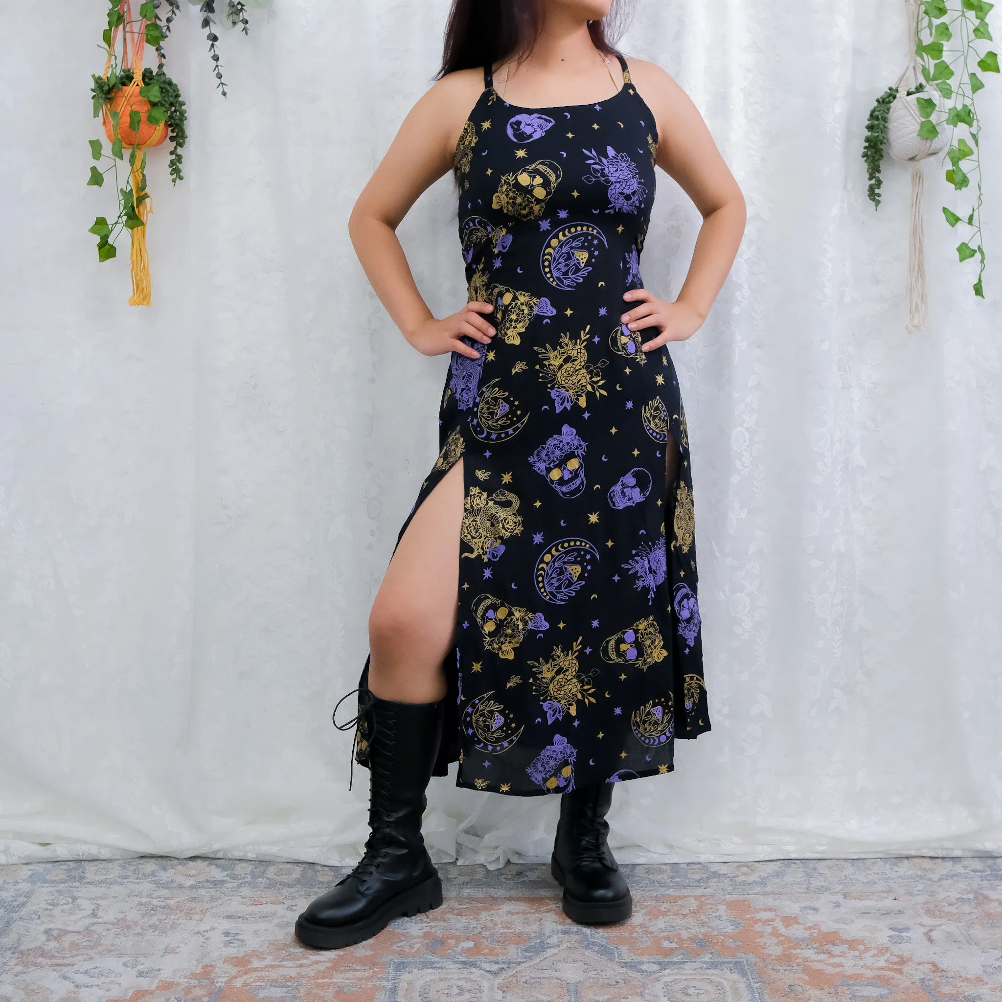 Dark Whispers Slip Dress