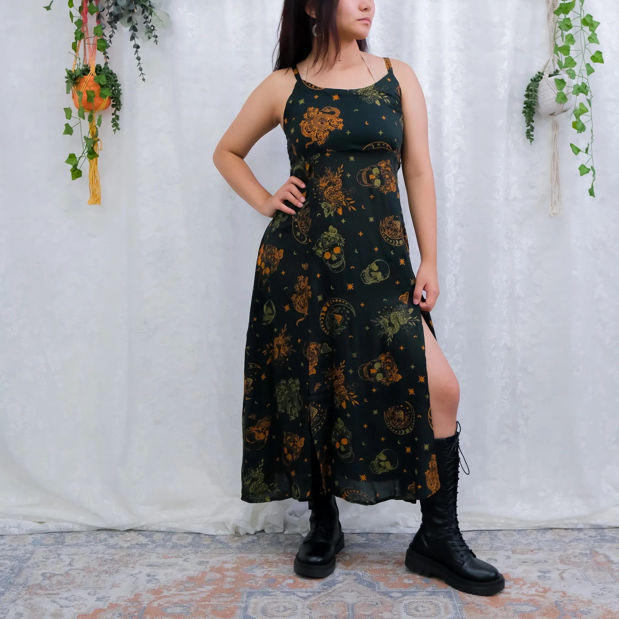 Dark Whispers Slip Dress