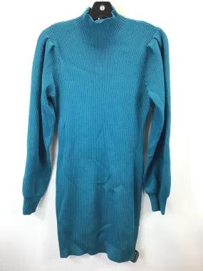 Dress Sweater By Clothes Mentor In Teal, Size: L