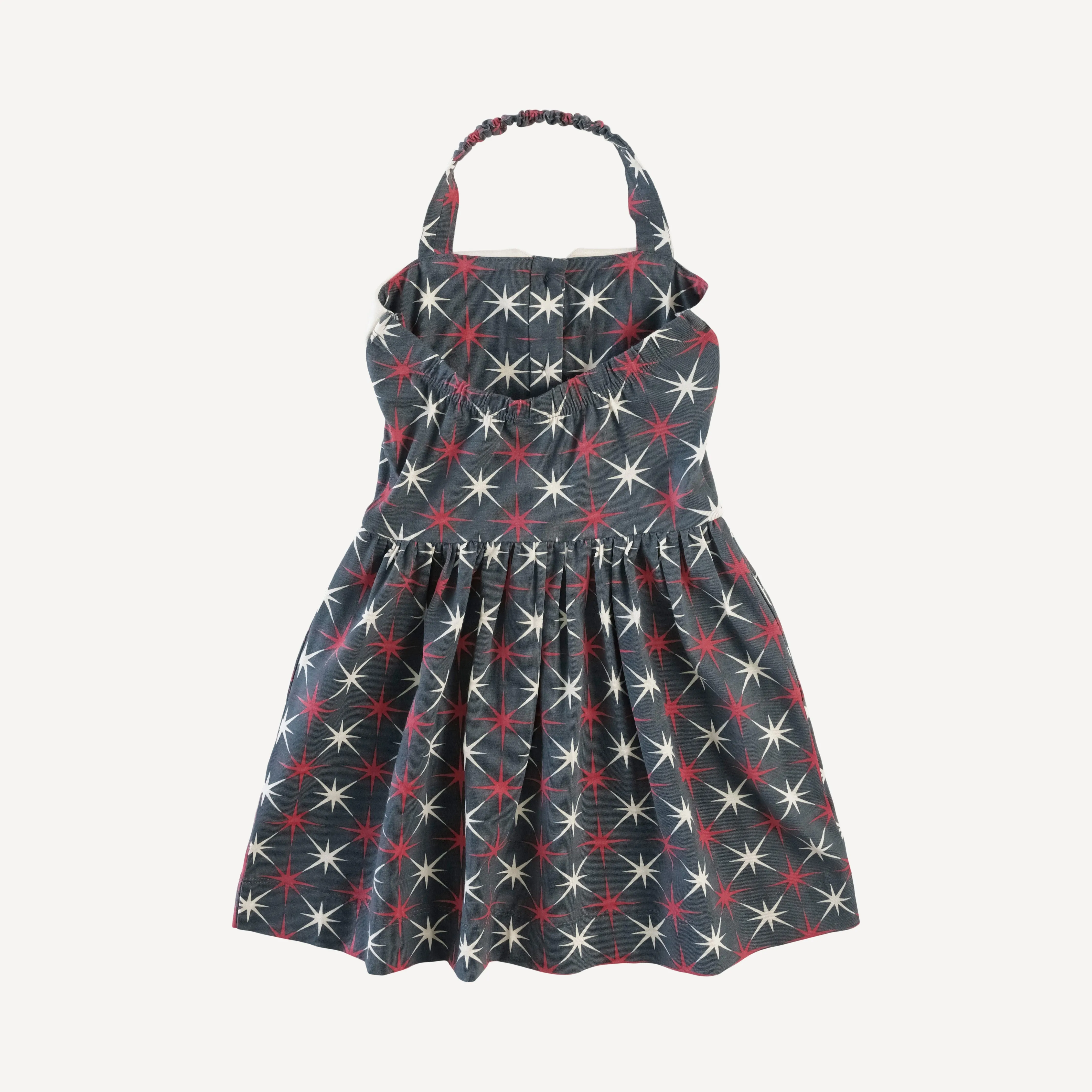 halter dress | retro stars | bamboo