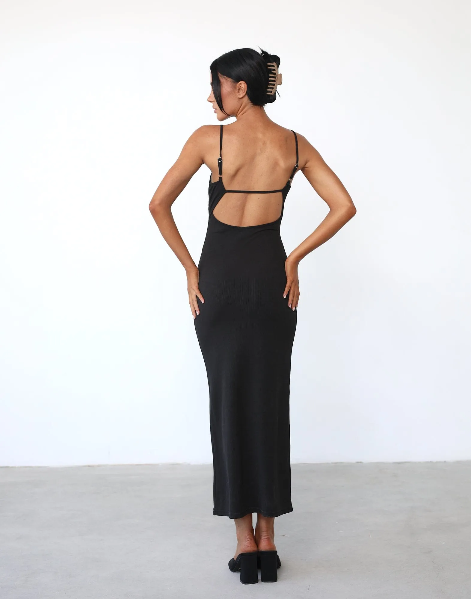 Joan Maxi Dress (Black)