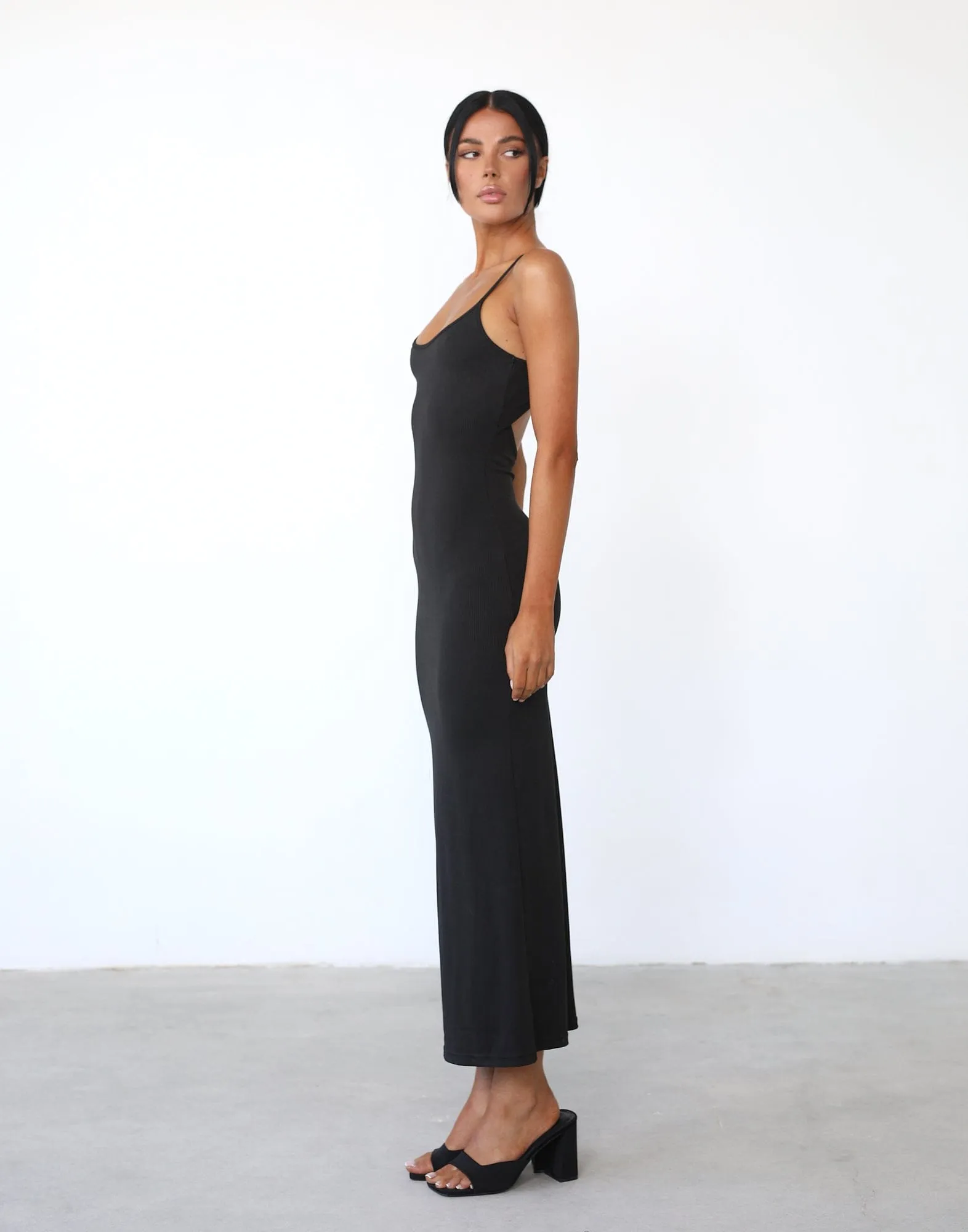 Joan Maxi Dress (Black)