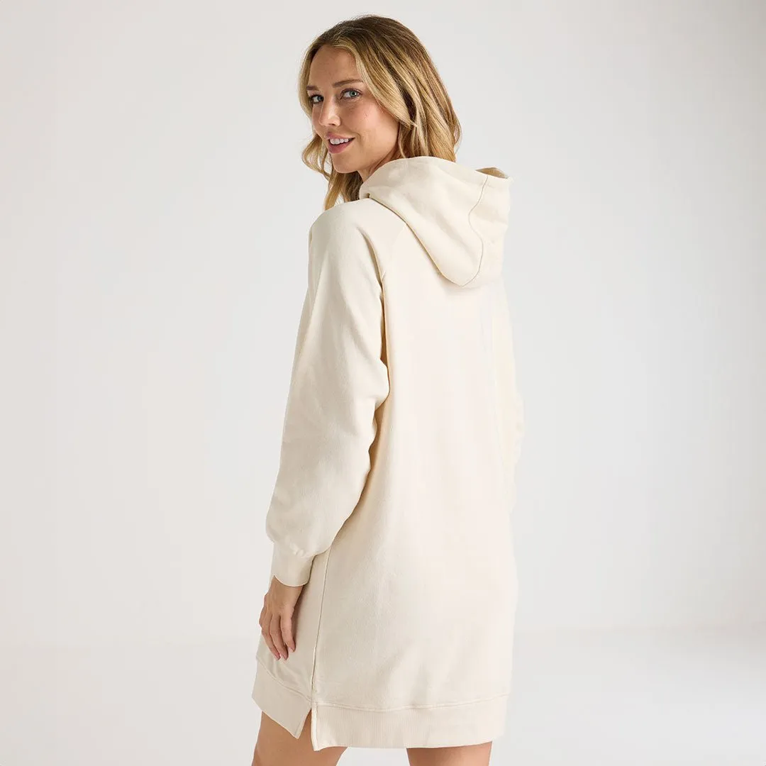 Ladies Taupe Sweater Dress