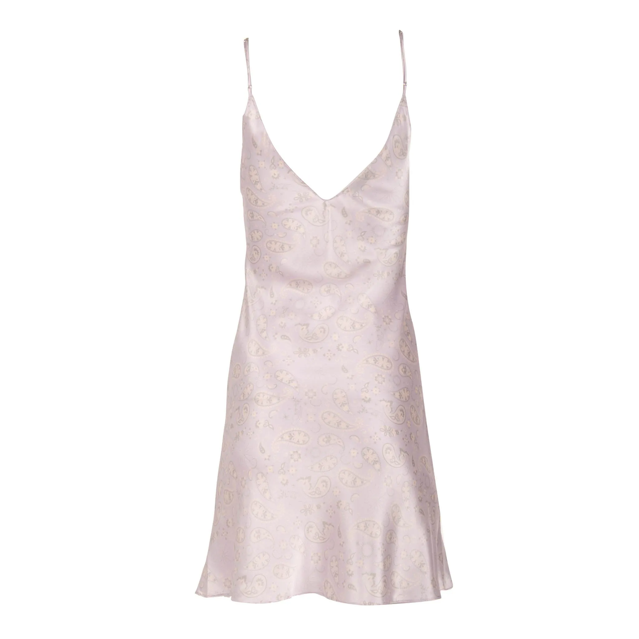 Lilac Bandana Mini Slip Dress