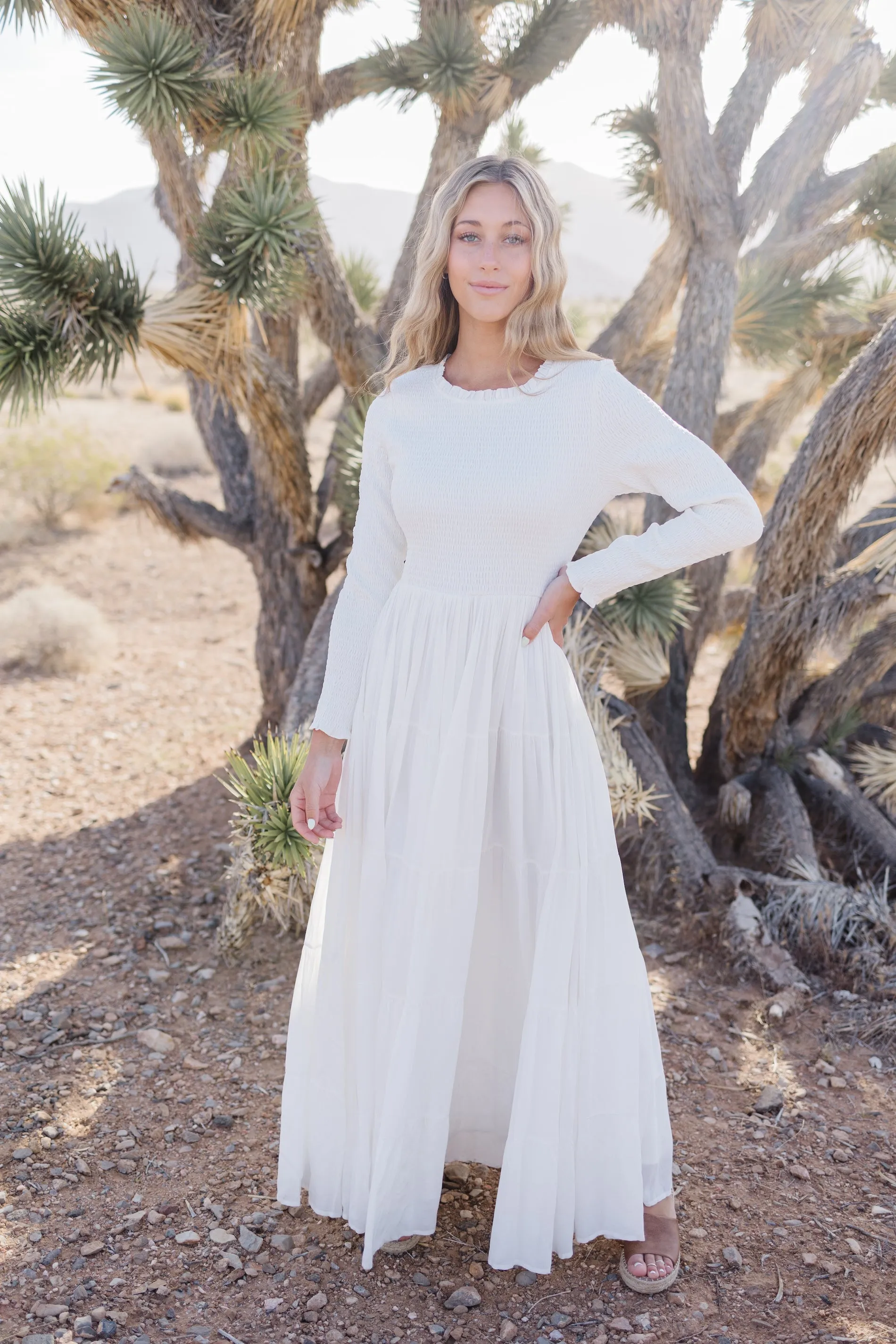 Martha Dress in White