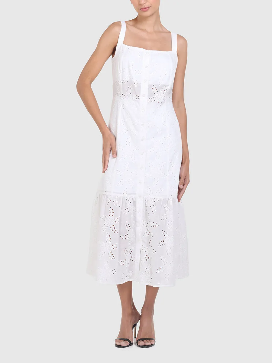 RAQUEL OROZCO Amanda Dress - White