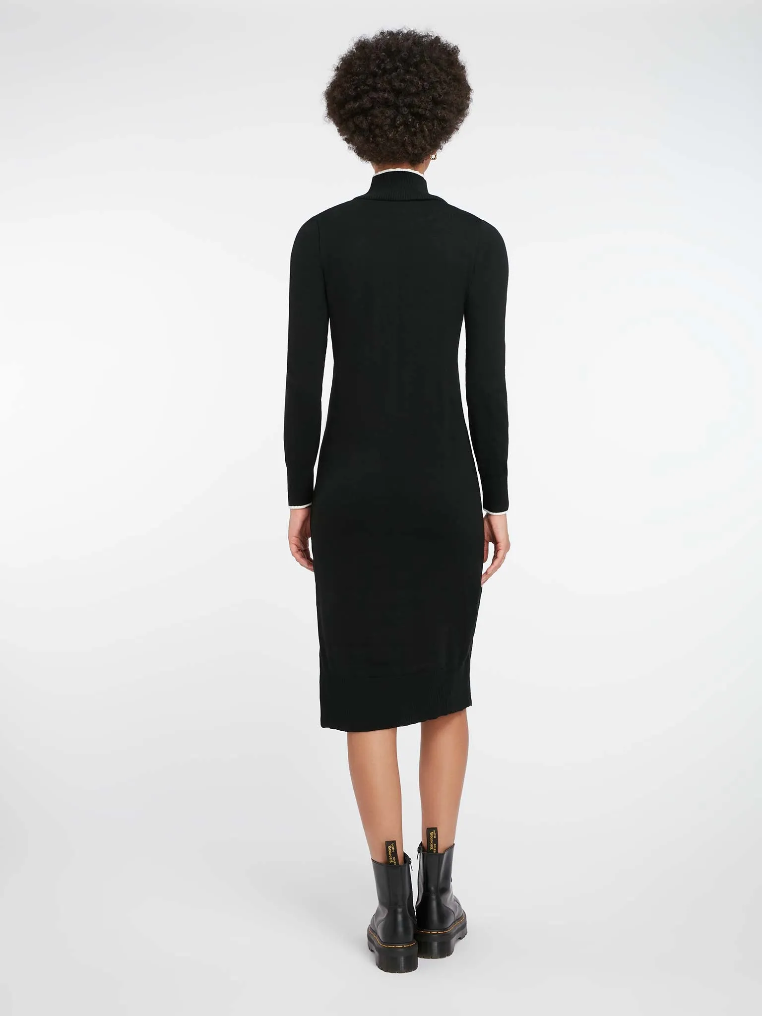 Rothko Sweater Dress in Black