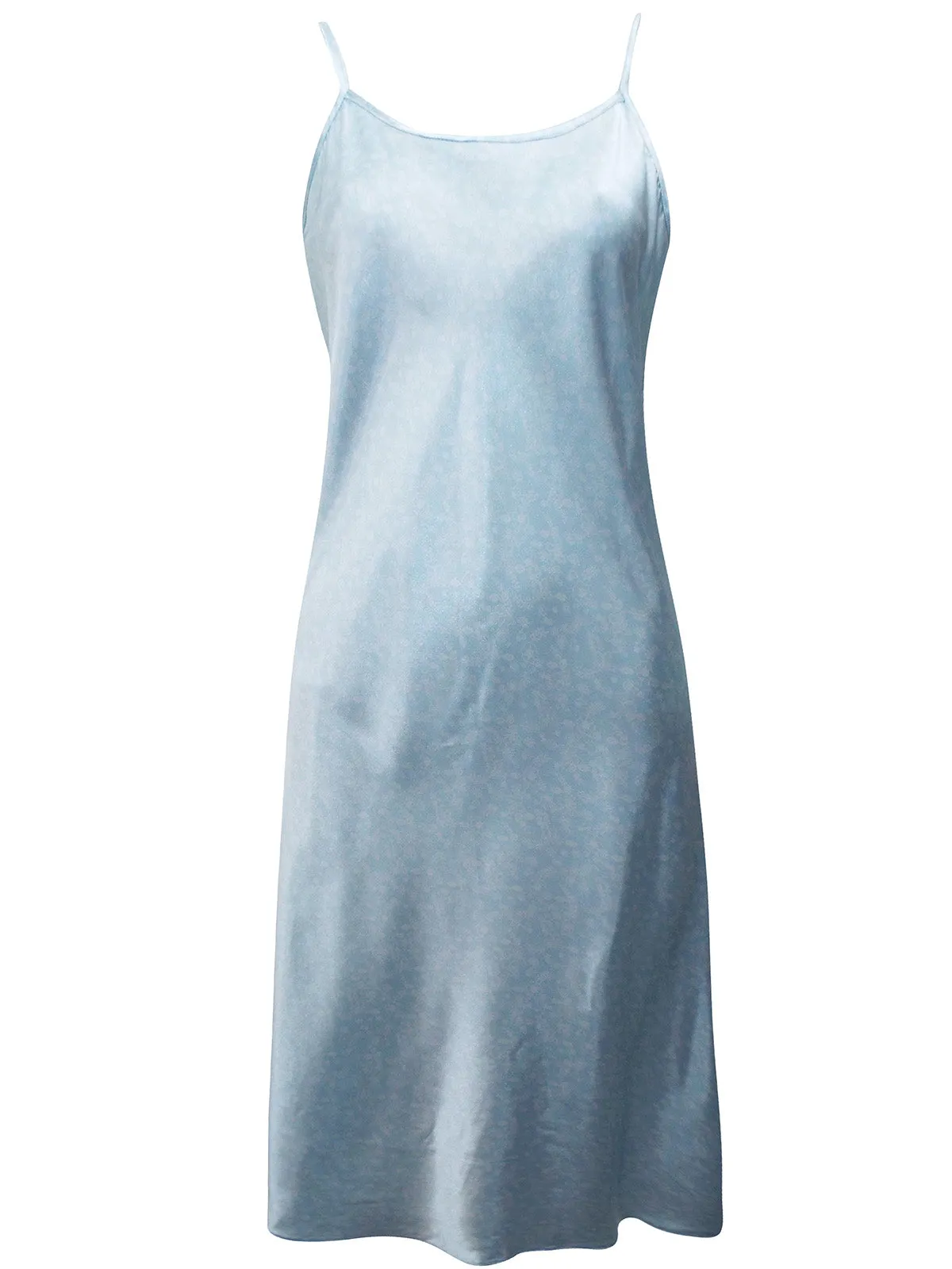 Satin Slip Midi Dress