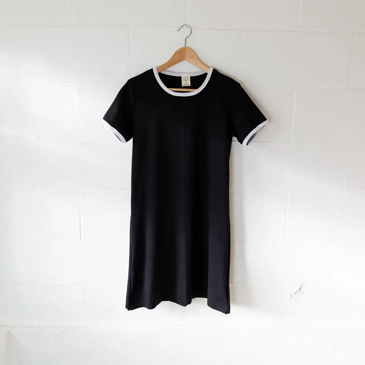 The Organic Ringer Dress - Black