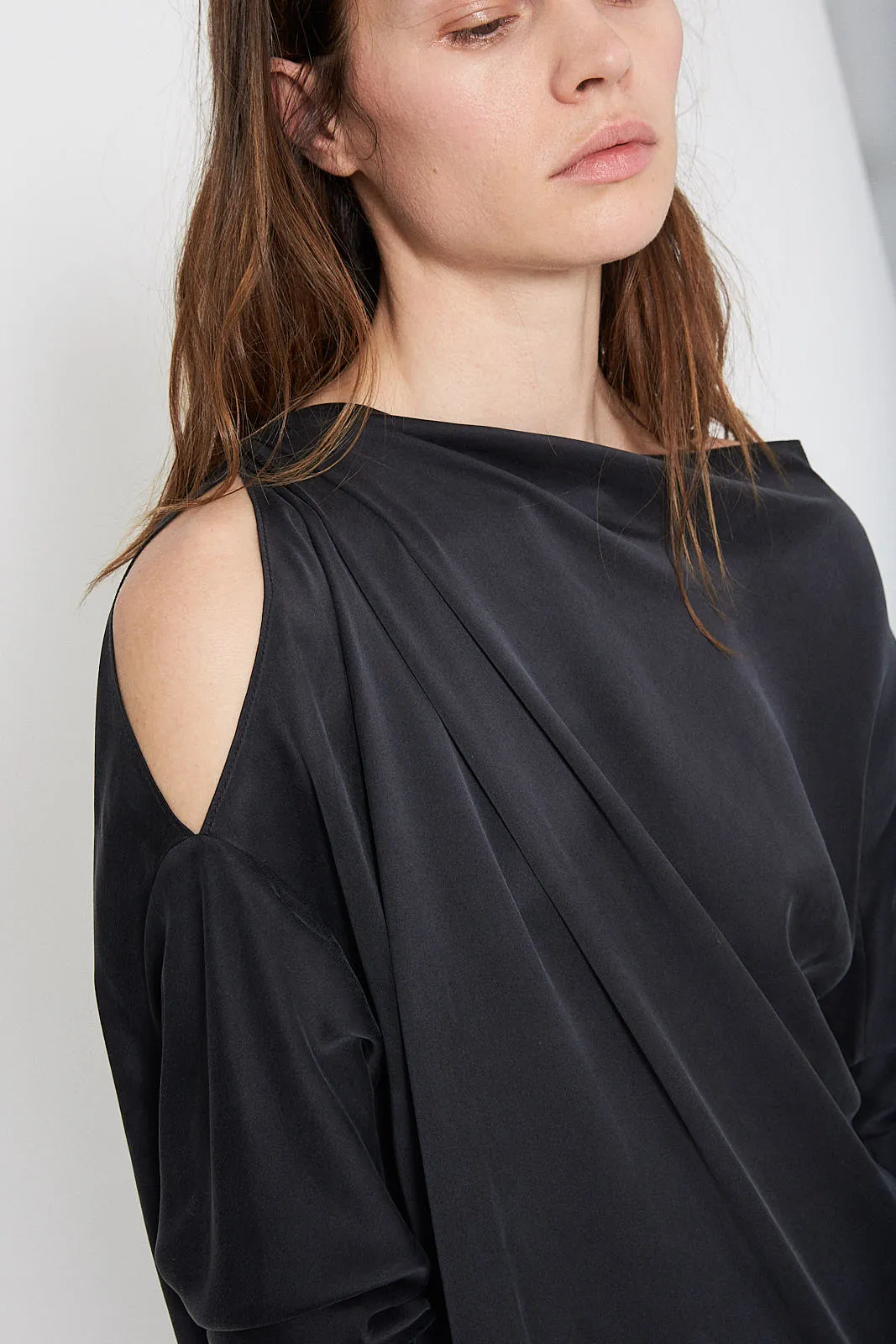 The Zora Asymmetric Slip Dress