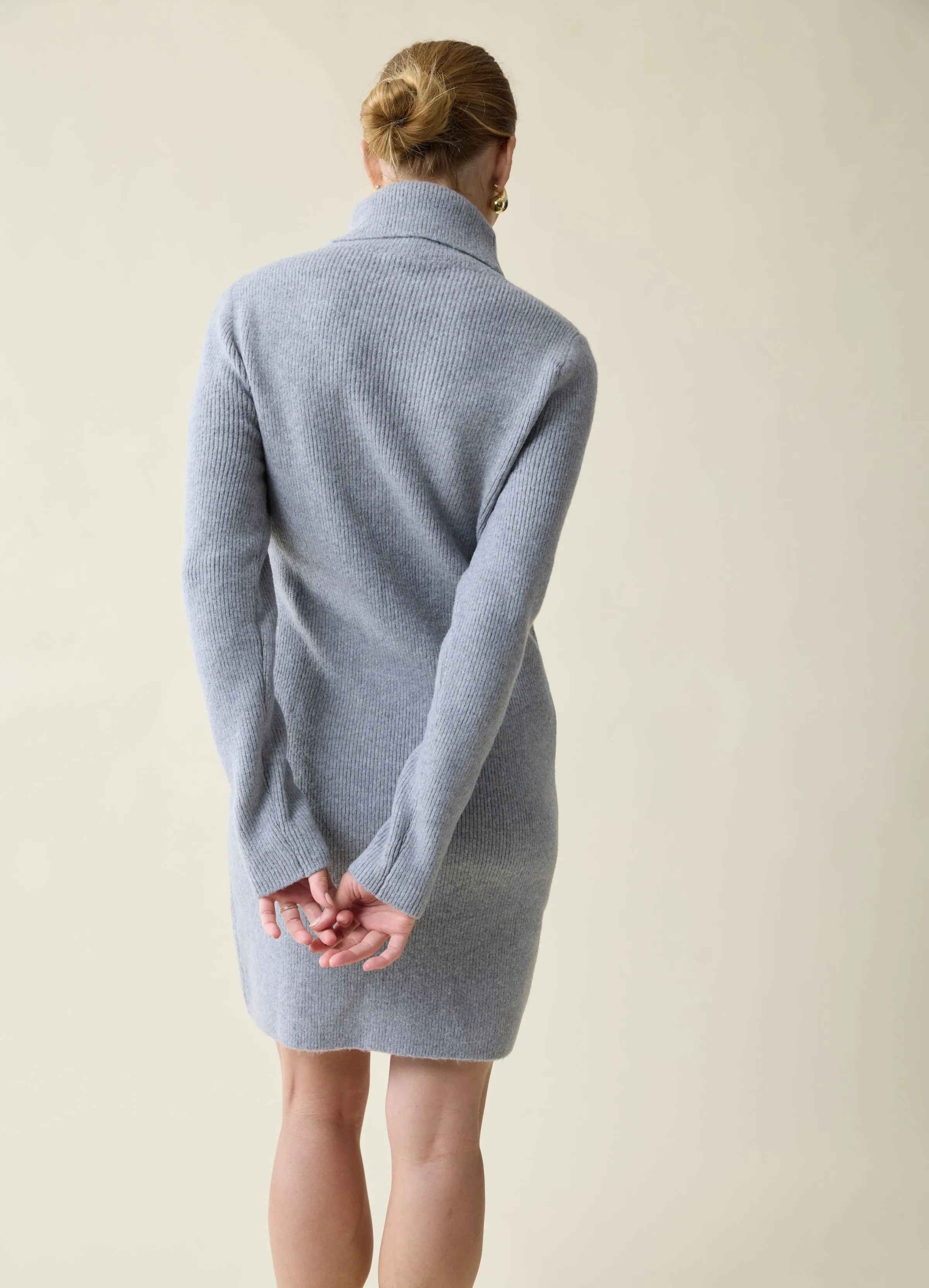 Turtleneck Sweater Dress