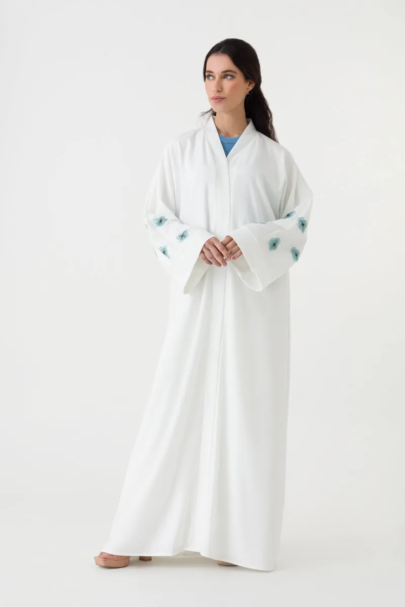 White Abaya Dress