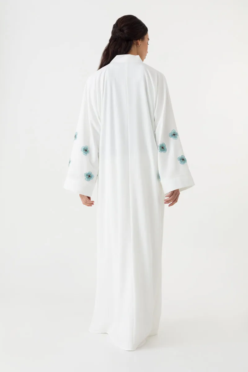 White Abaya Dress