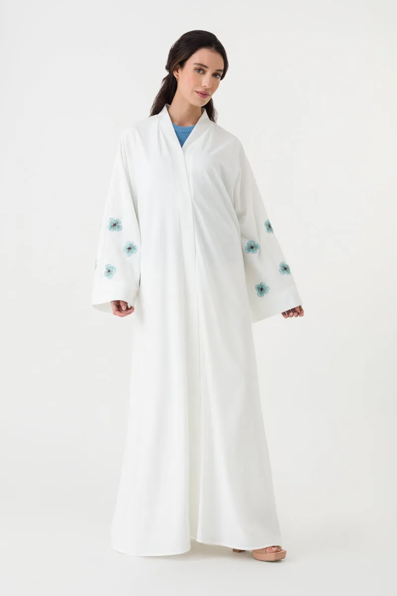 White Abaya Dress